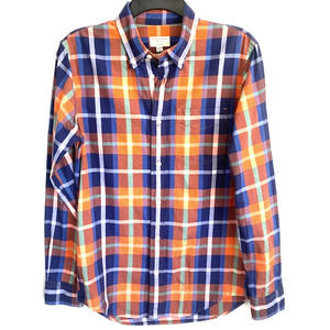 Club Monaco men's plaid cotton shirt XS